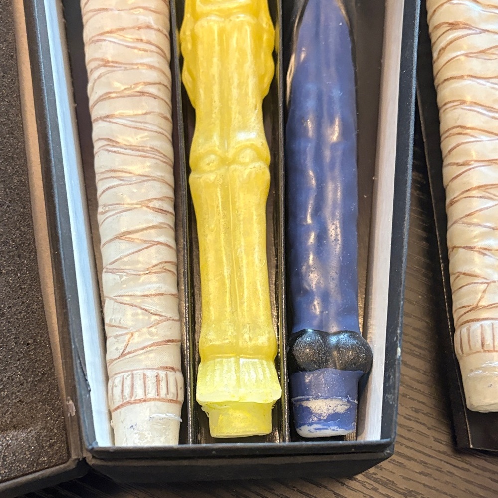 Restoration Hardware Ghoulish Spooky-Creepy Tapers Set of Six - Picture 6 of 8